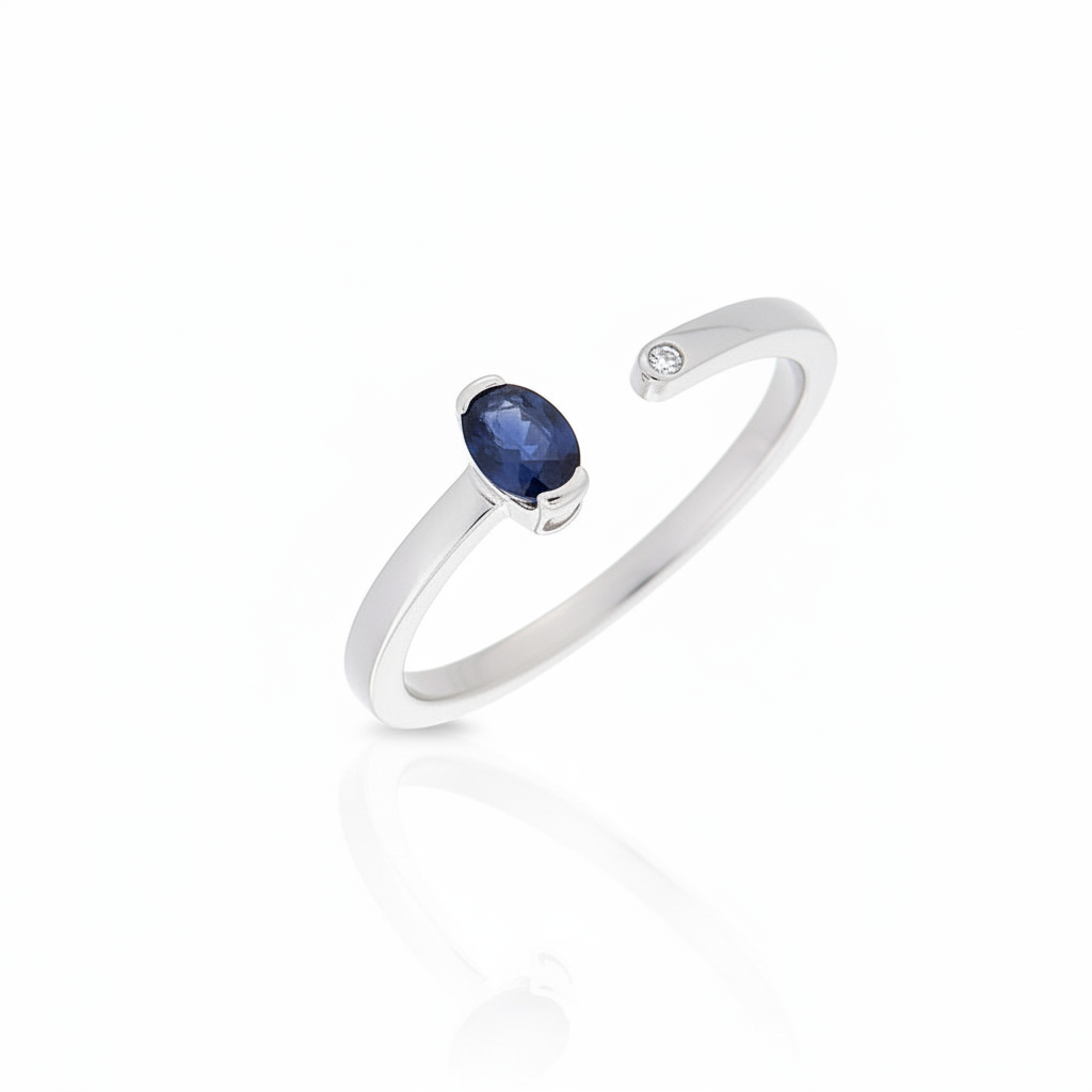 Anello  Hope Blue Oval