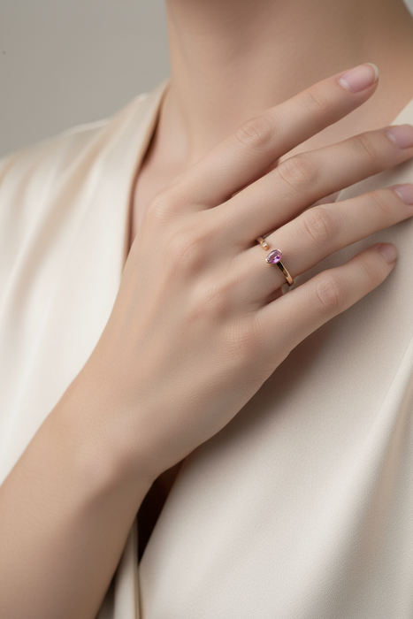Anello  Hope Pink  Oval
