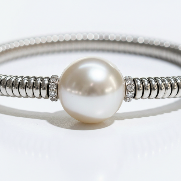 Bracciale Elastesse Perla White