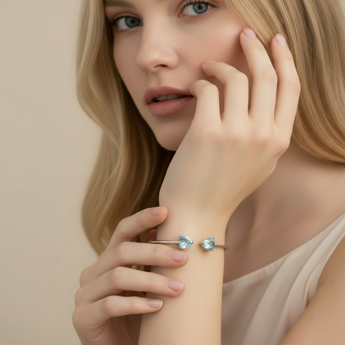 Bracciale Coeur Blu  Ciel