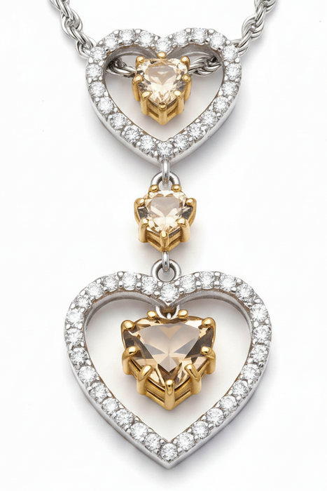 Ciondolo Double Heart