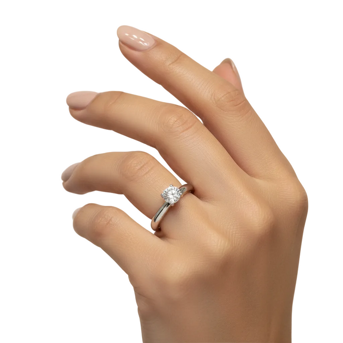Anello Solitario Luce ct 0,45