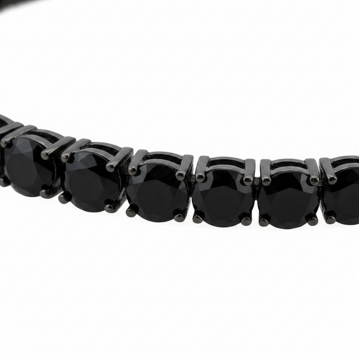 Bracciale Tennis Man in Black