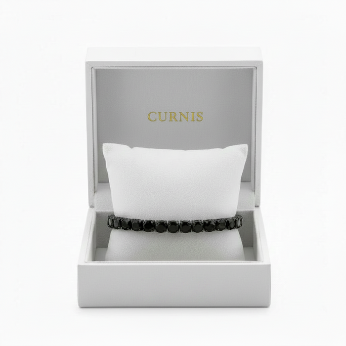 Bracciale Tennis Man in Black