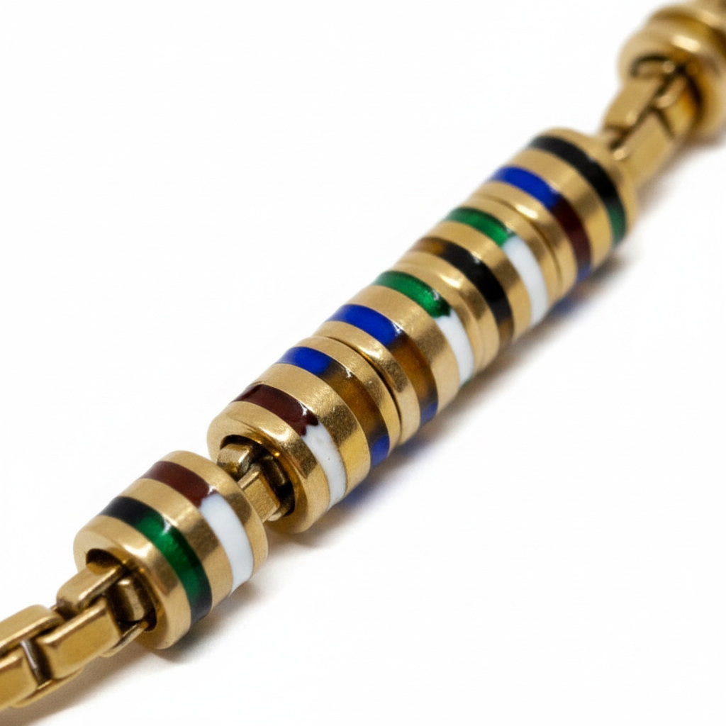Bracciale Smalti Yellow