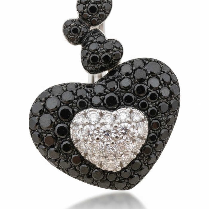 Orecchini Black&White