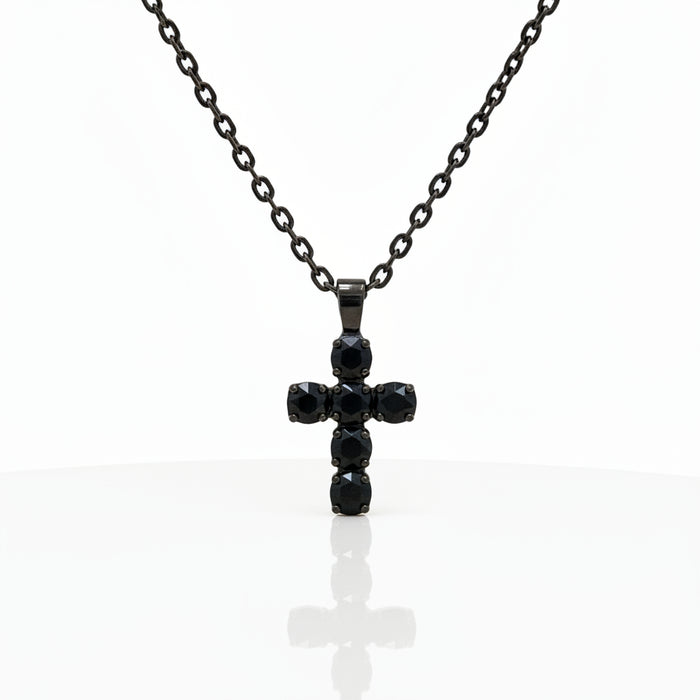 Pendente Uomo Croce All Black