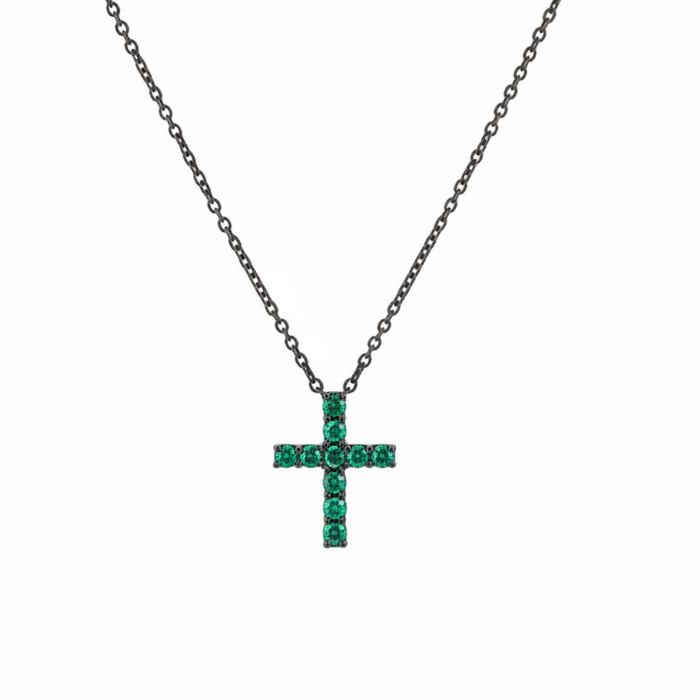 Ciondolo Croce Green