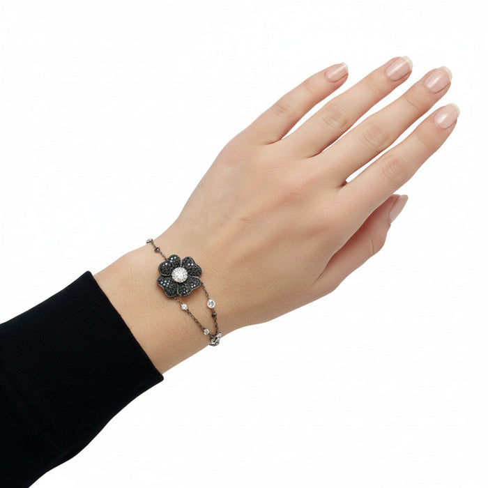 Bracciale Flower Black