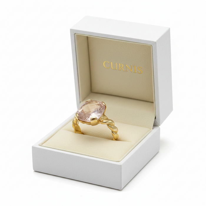 Anello Intreccio Rosa