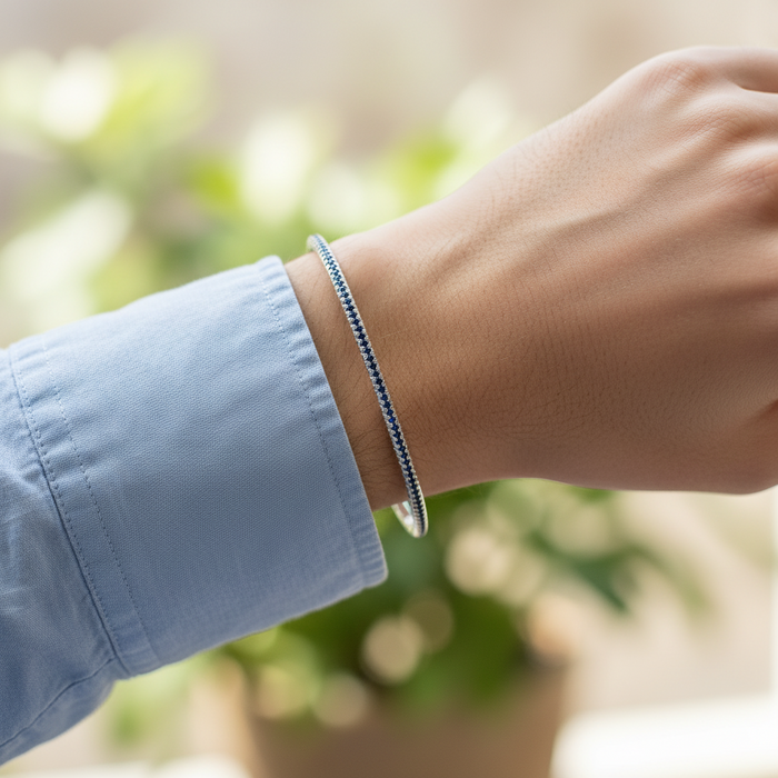 Bracciale Glove White & Blu