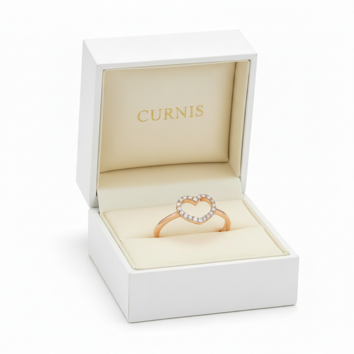 Anello Cuore Open