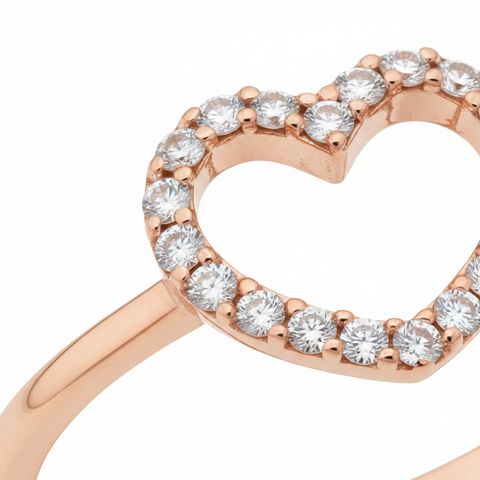 Anello Cuore Open