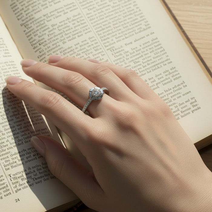 Anello Fleur Blanche