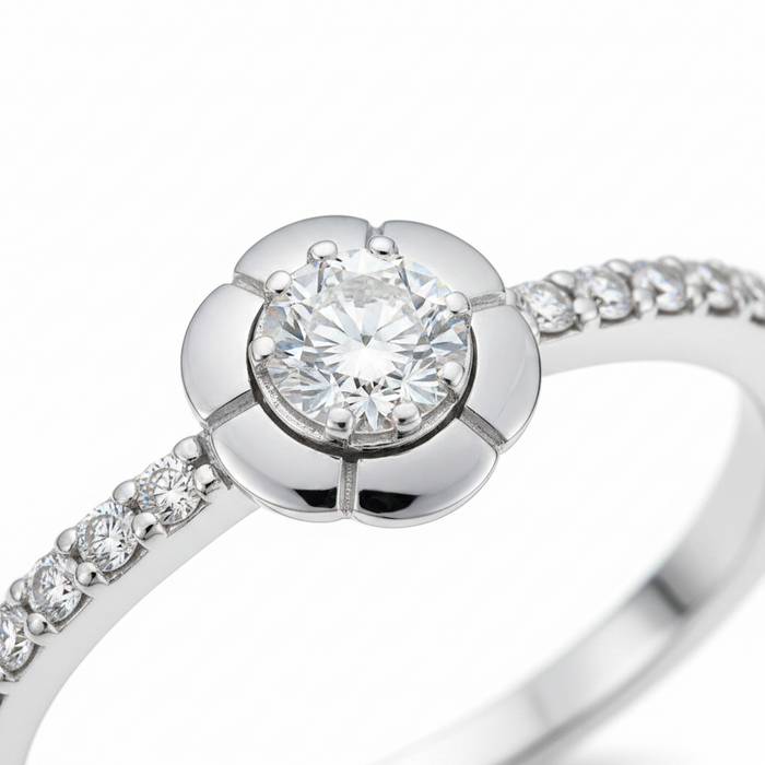 Anello Fleur Blanche