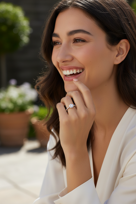 Anello Fleur Blanche