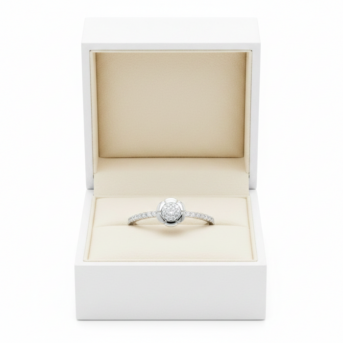 Anello Fleur Blanche