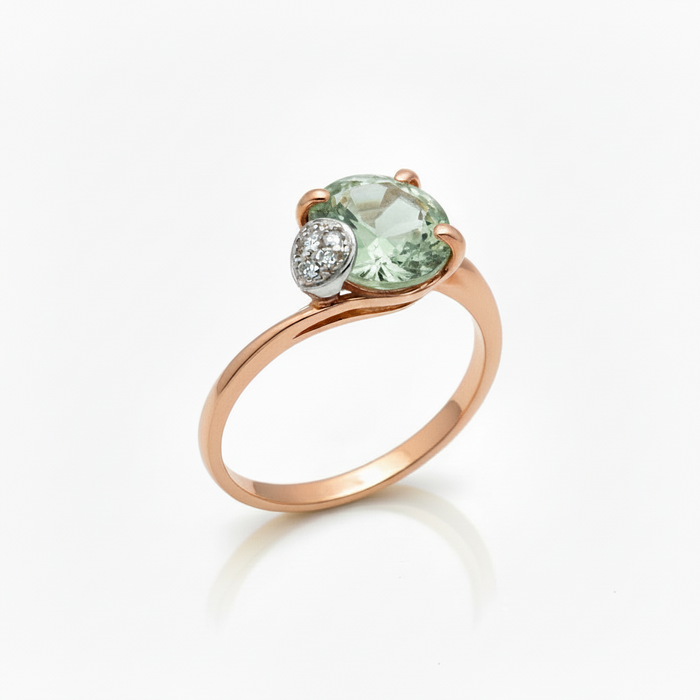 Anello Green Diamonds