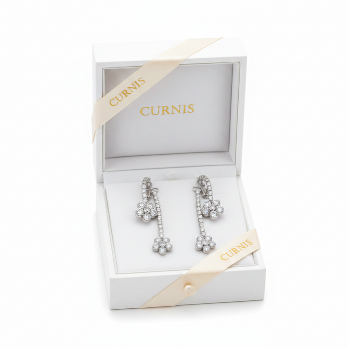 Orecchini Diamonds  Flowers