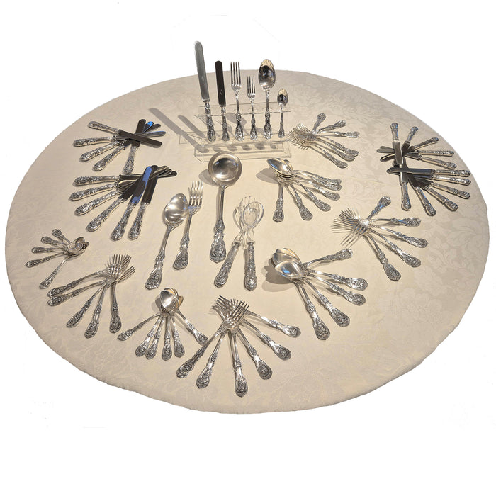 Servizio di Posate CESA Quirinale in Argento 925 – 77 Pezzi per 12 Persone