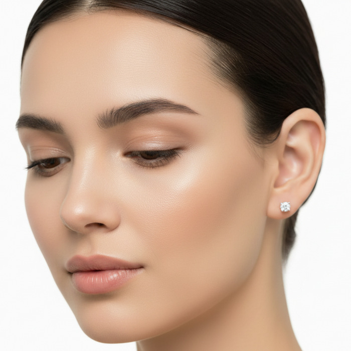 Orecchini Solitari ct 1,01
