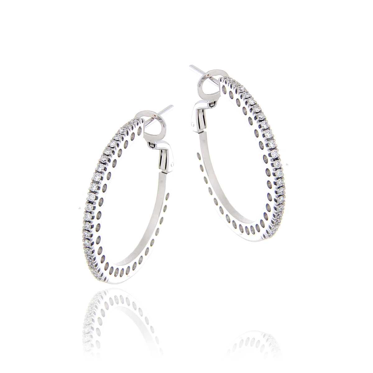 Orecchini Circle Diamonds