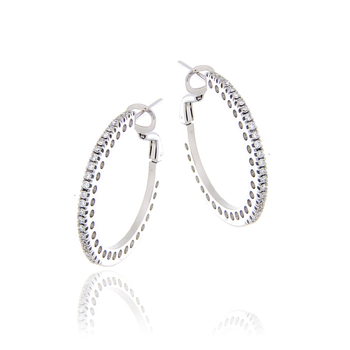 Orecchini Circle Diamonds