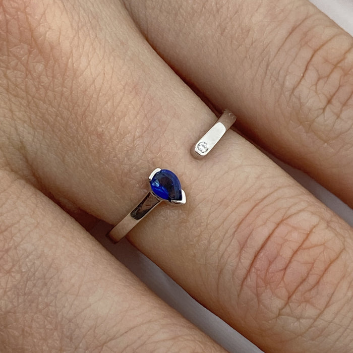 Anello Blue Hope Pear