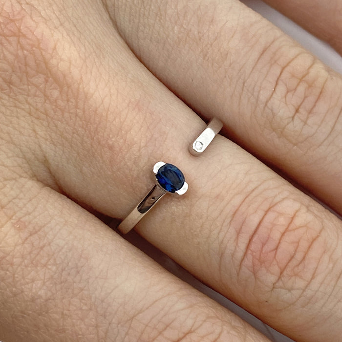 Anello Blue Hope Oval