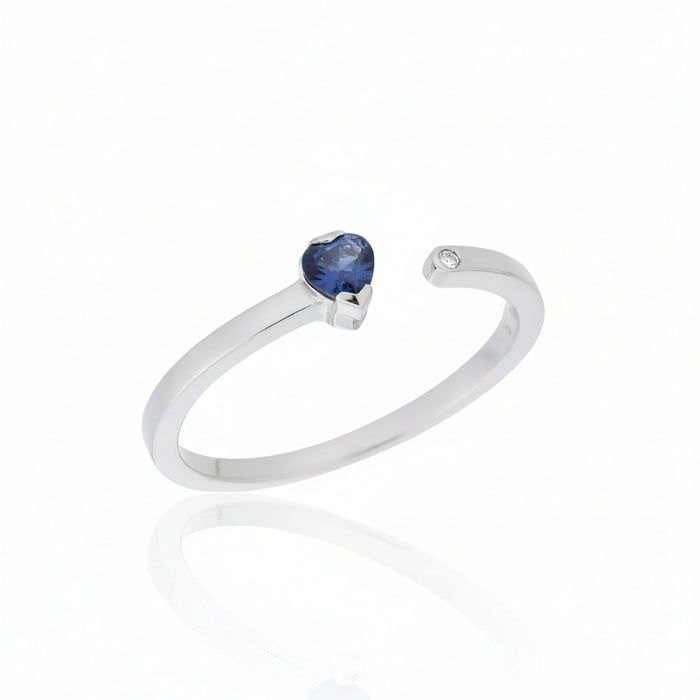 Anello  Hope Blue Heart