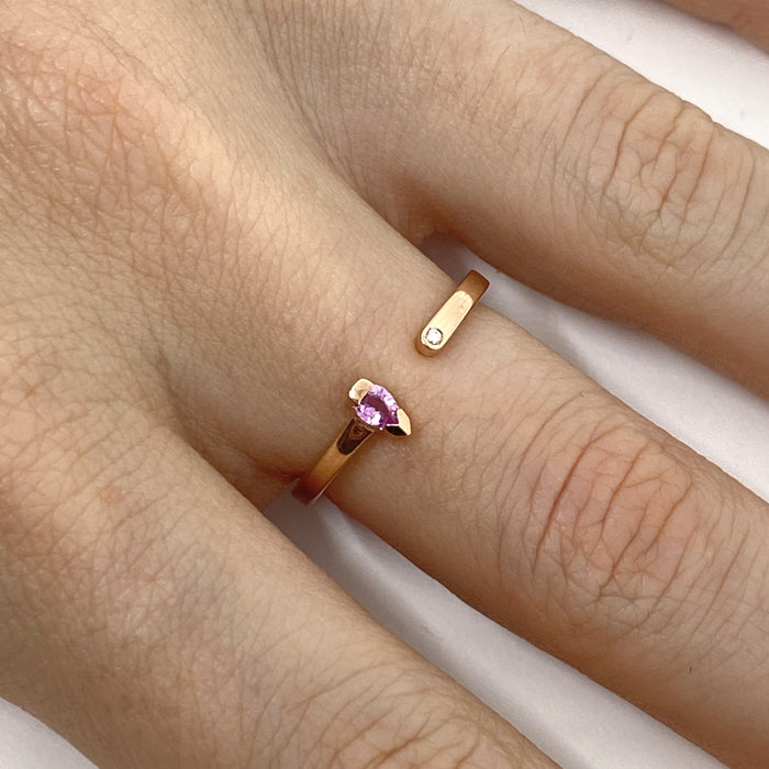 Anello Pink Hope Pear