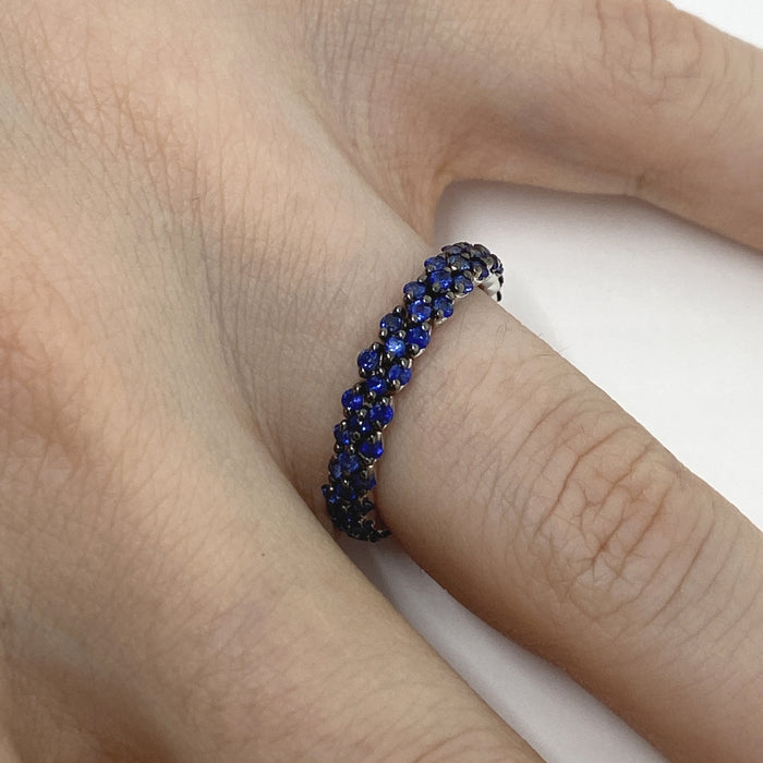 Anello Riviere Blu