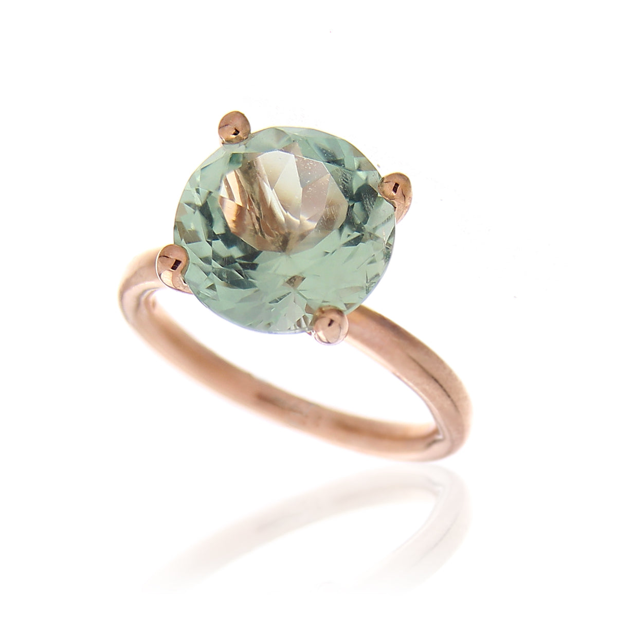 Anello Caramel Green  9Kt