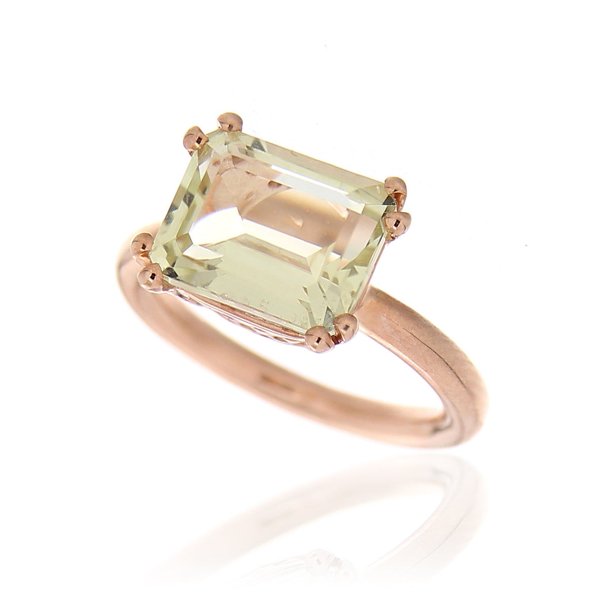 Anello Caramel Emerald 9Kt