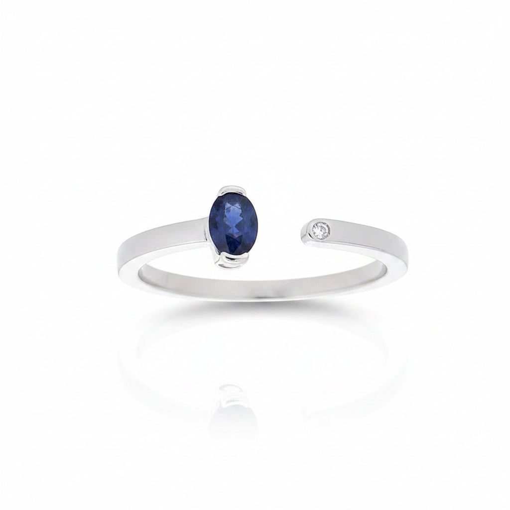 Anello  Hope Blue Oval
