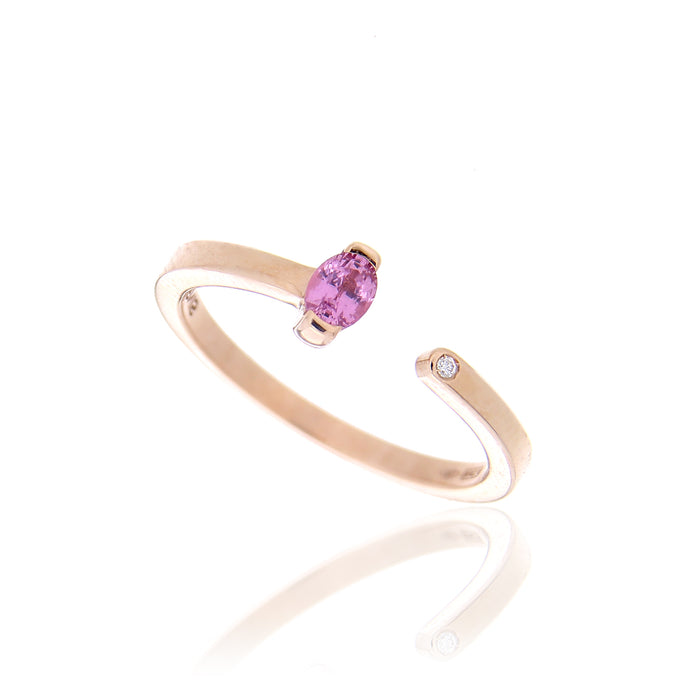Anello Pink Hope Oval