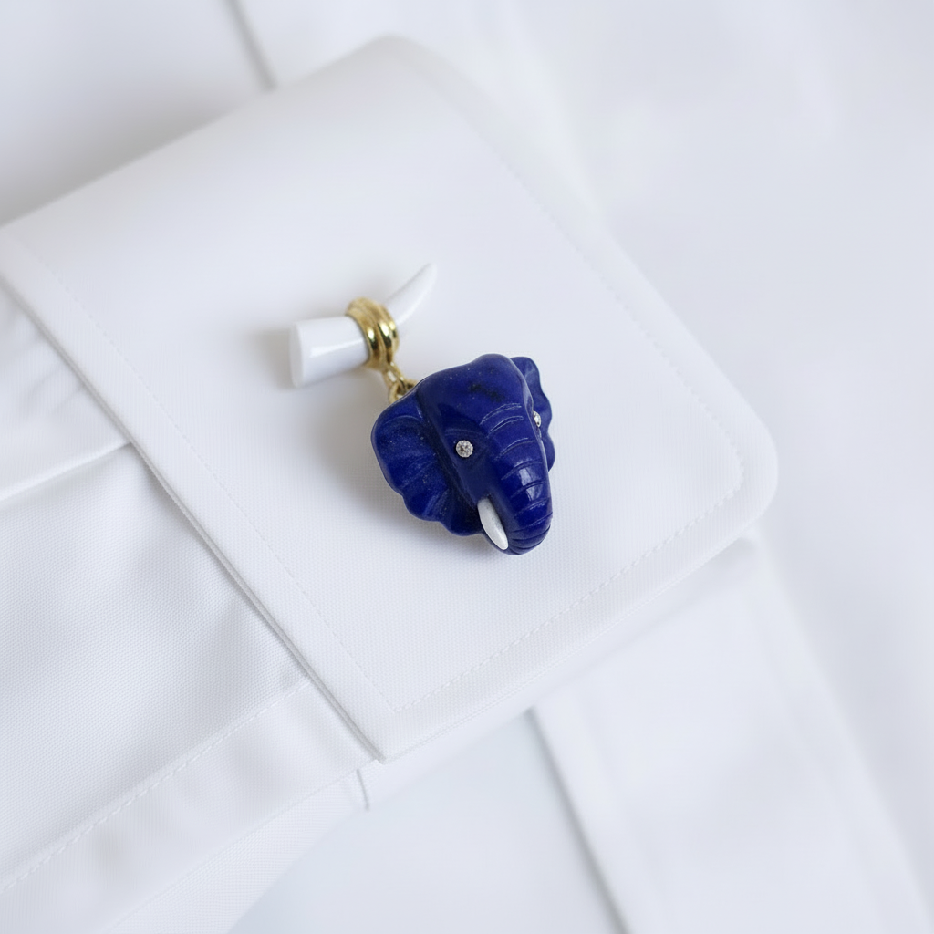 Gemelli Antorà elefanti dark blue